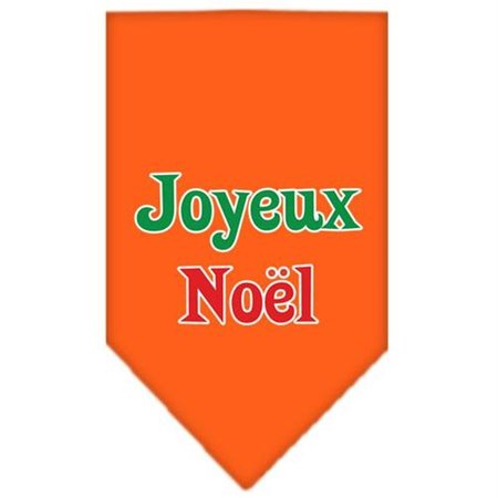 UNCONDITIONAL LOVE Joyeux Noel Screen Print Bandana Orange Large UN758730